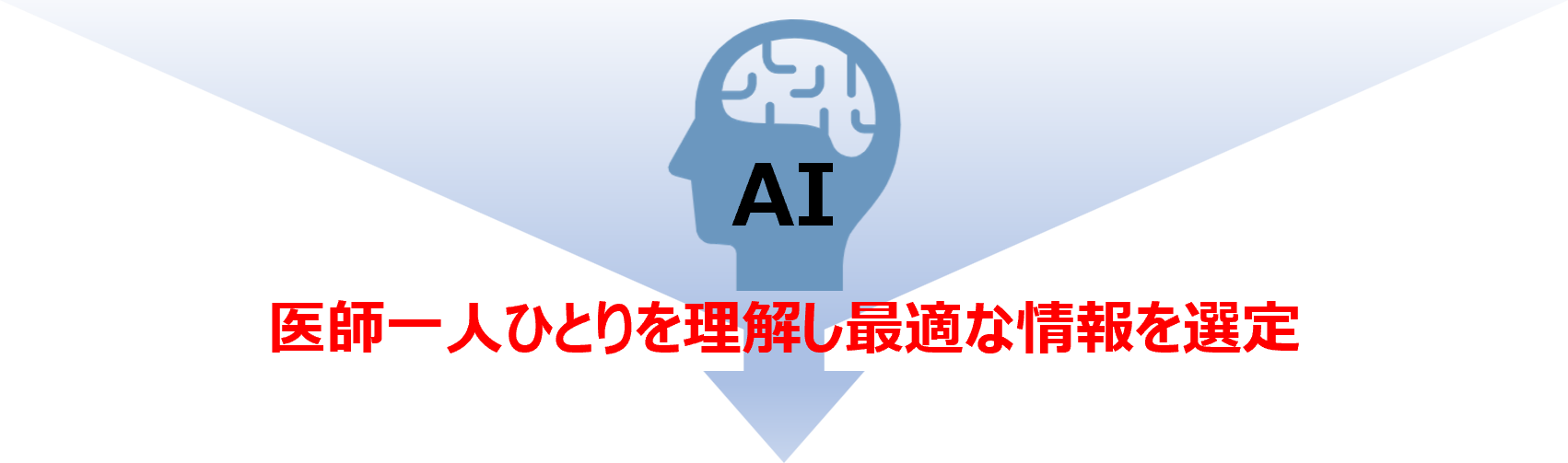 医師一人ひとりを理解し最適な情報を選定